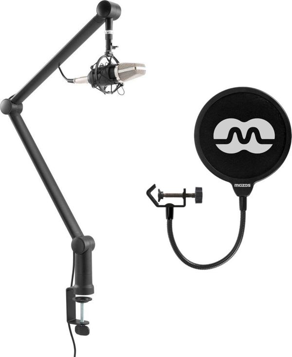 Mozos Mozos Επιτραπέζιο τρίποδο SB37 + Φίλτρο ποπ μικροφώνου PS-1