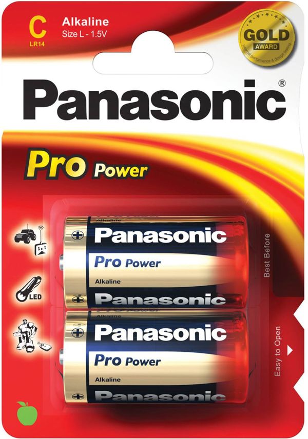 Panasonic Μπαταρία Pro Power C / R14 2 τεμ.