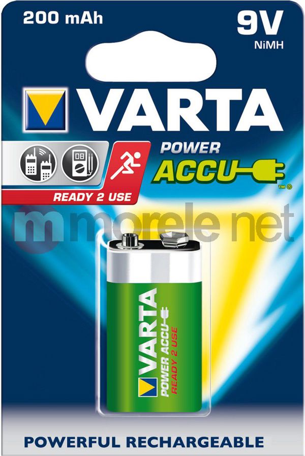 Varta Μπαταρία Power 9V Block 170mAh 1 τεμ.