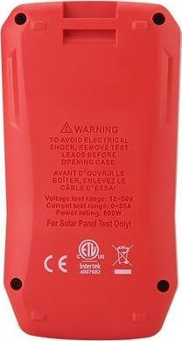 MPPT δοκιμαστής, 5-800W, 0-35A, 12-60VDC, χειροκίνητη/αυτόματη λειτουργία, UNI-T
