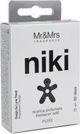 Mr&Mrs Fragrance Mr Mrs Niki Car air freshener refill JRNIKIBX006V00 Refill for Car Scent, Pure, Black
