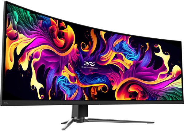 MSI MPG 491CQPXDE QD-OLED monitor komputerowy 124,5 cm (49") 5120 x 1440 px Dual QHD Czarny