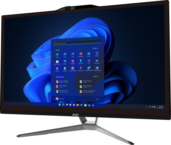 MSI PC AIO PRO AP222T 13M-091XEU, Intel Core i5-13400, Multi-Touch, 8GB SODIMM DDR4, 256GB SSD, WI-FI, Non-OS, černá