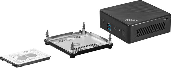 MSI Cubi 5 12M-405BEU 0.66L μεγέθους PC Czarny i7-1255U