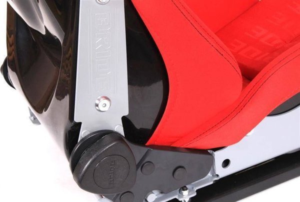 MTuning Σπορ κάθισμα LOW MAX K608 Βελούδο Bride Κόκκινο ΚΑΤΕΣΤΡΑΜΜΕΝΟ