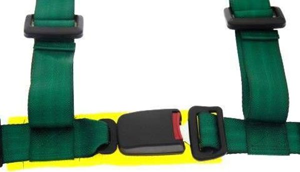 MTuning_F Ζώνες Ασφαλείας 4 Σημείων 2" Green, Αγωνιστικές Ζώνες Αυτοκινήτου, Πράσινες