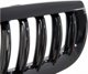 MTuning Μπροστινή μάσκα μεμονωμένες γρίλιες Gloss Black για BMW X3 E83 pre-facelift 2003-2006