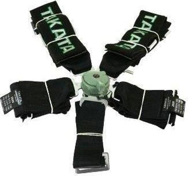 MTuning_F Ζώνες Ασφαλείας 5 Σημείων Takata Replica, 3" Black, Αθλητικές Ζώνες Αυτοκινήτου