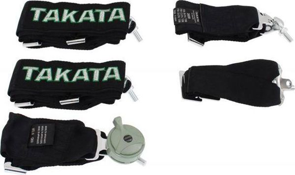 MTuning_F Pasy sportowe 6p 3" Black - Takata Replica