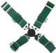 MTuning_F Ζώνες Ασφαλείας 4 Σημείων 2" Green - Racing Harness