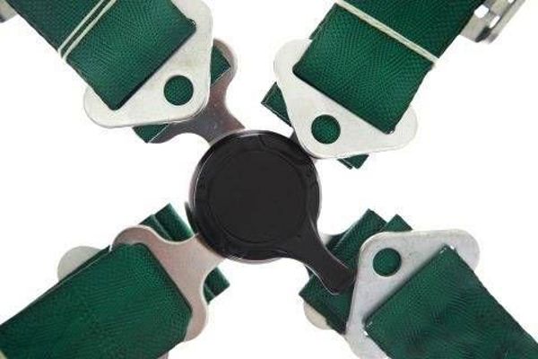 MTuning_F Ζώνες Ασφαλείας 4 Σημείων 2" Green - Racing Harness