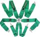 MTuning_F Pasy sportowe 6p 3" Green - Takata Replica harness