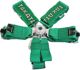 MTuning_F Pasy sportowe 6p 3" Green - Takata Replica harness