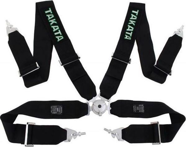 MTuning_F Ζώνες Ασφαλείας 4 Σημείων 3" Takata Replica - Μαύρο Χρώμα