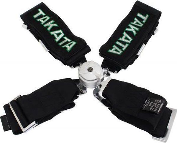 MTuning_F Ζώνες Ασφαλείας 4 Σημείων 3" Takata Replica - Μαύρο Χρώμα