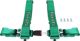 MTuning_F Ζώνες Ασφαλείας 4 Σημείων 3" Green - Takata Replica
