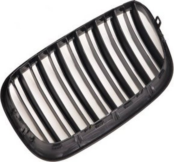 MTuning Διπλά Μπάρες Μάσκας Gloss Black για BMW X6 E71 E72 X5 E70 2007-2013