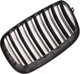MTuning Διπλά Μπάρες Μάσκας Gloss Black για BMW X6 E71 E72 X5 E70 2007-2013