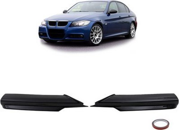 MTuning Προέκταση εμπρόσθιου προφυλακτήρα Gloss Black για BMW 3 E90 E91 (2005-2008)