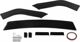 MTuning Universal Splitter Εμπρόσθιου Προφυλακτήρα 3 Τεμαχίων, ABS Gloss Black, Μαύρο/Κόκκινο