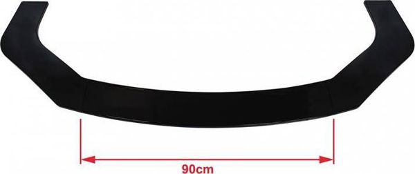 MTuning Universal Splitter Προφυλακτήρα 3 Τεμαχίων, ABS, Μαύρο