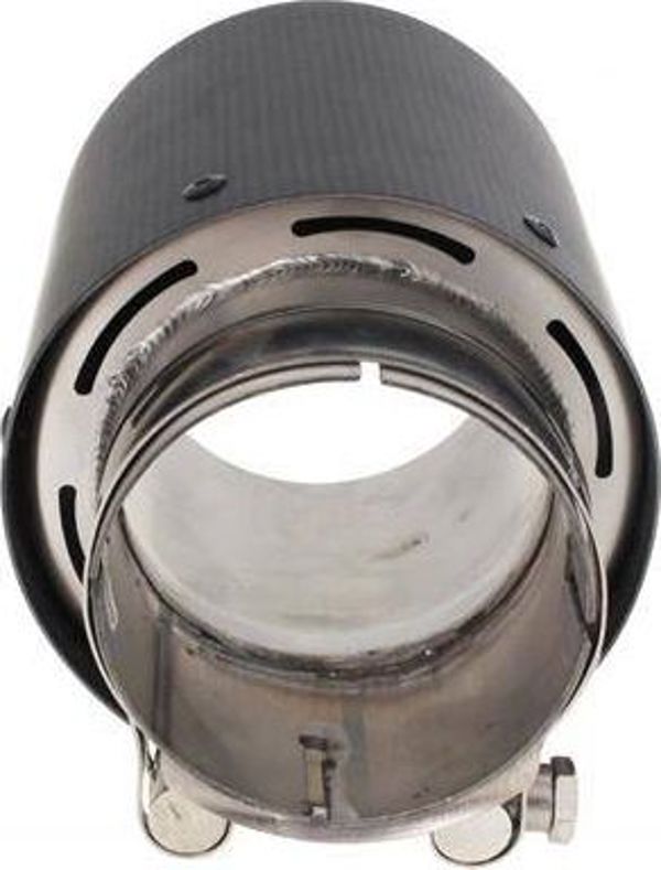 MTuning Τελική Κεφαλή Εξάτμισης 89mm, Είσοδος 57mm, Carbon, Μήκος 160mm