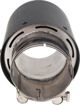MTuning Τελική Κεφαλή Εξάτμισης 89mm, Είσοδος 57mm, Carbon, Μήκος 160mm