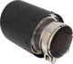 MTuning Τελική Κεφαλή Εξάτμισης 89mm, Είσοδος 57mm, Carbon, Μήκος 160mm