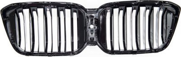 MTuning Μάσκα Μπροστινή Διπλά Πλευρικά Μέρη Gloss Black BMW X3 G01 F97 X4 G02 F98 Facelift 2021-Σήμερα