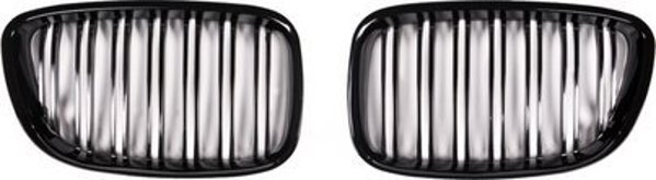 MTuning Sport Γρίλια Διπλή με Ράβδους Gloss Black για BMW 5 F07 2013-2017