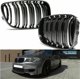 MTuning Γρίλια σπορ διπλά πλευρικά Gloss Black για BMW 1 (E81, E87) Hatchback, 1 (E88) Cabrio, 1 (E82) Coupe Facelift 2007-2011