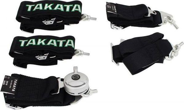 MTuning_F Pasy sportowe 6p 3" Black - Takata Replica harness