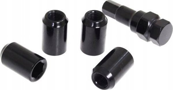 MTuning Παξιμάδια διέλευσης M12x1,5 L:32mm Μαύρα