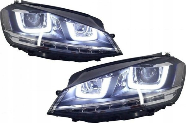 MTuning Σετ λαμπτήρων αλογόνου Chrome VW GOLF VII πριν από το λίφτινγκ 2013-2017 14058193 4099654031269