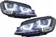 MTuning Σετ λαμπτήρων αλογόνου Chrome VW GOLF VII πριν από το λίφτινγκ 2013-2017 14058193 4099654031269
