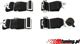 MTuning_F Ζώνες Ασφαλείας 4 Σημείων 3" Black - Sport Ζώνες Αυτοκινήτου