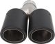 MTuning Διπλή Απολήξη Εξάτμισης Carbon XL, 2x89mm, Είσοδος 57mm, Ρυθμιζόμενη