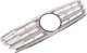 MTuning Grill sportowy Gloss Black & Silver MERCEDES C-Class W203 S203 2000-2007