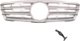 MTuning Grill sportowy Gloss Black & Silver MERCEDES C-Class W203 S203 2000-2007