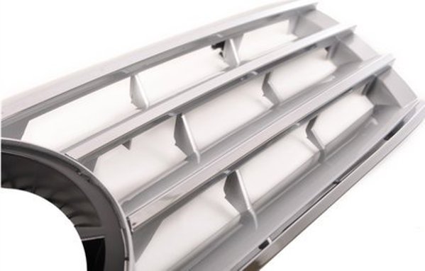 MTuning Grill sportowy Gloss Black & Silver MERCEDES C-Class W203 S203 2000-2007