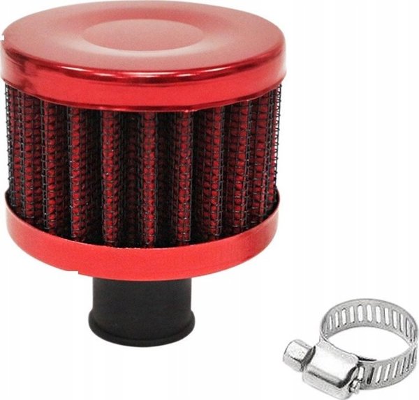 MTuning Filtr odmy 12mm Czerwony