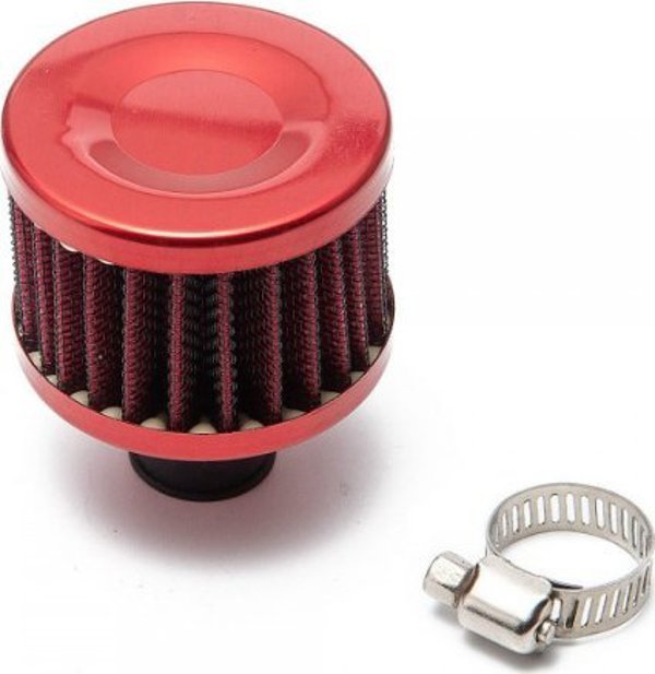 MTuning Filtr odmy 12mm Czerwony