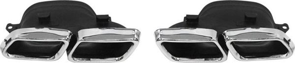MTuning Τελικό Εξάρτημα Εξάτμισης 285x80mm Είσοδος 160x97mm για Mercedes W212