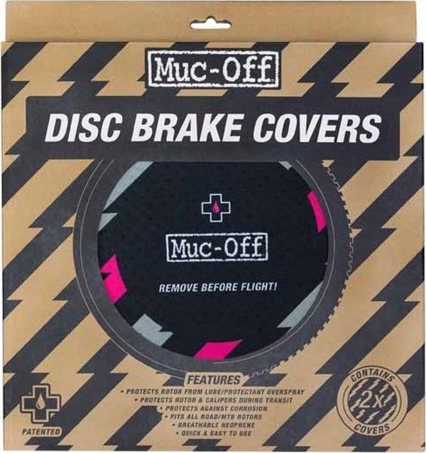 Muc-Off Muc-Off Καλύμματα Δισκόφρενων, προστατευτικό καπάκι (μαύρο/ροζ)