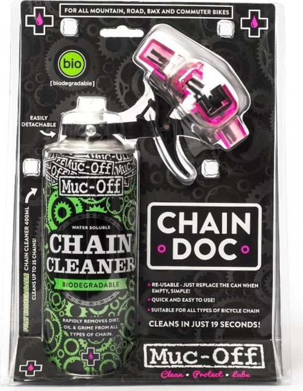 Muc-Off Muc-Off chain cleaning device Chain Doc, cleaning agent (incl. 400ml Bio Chain Cleaner)