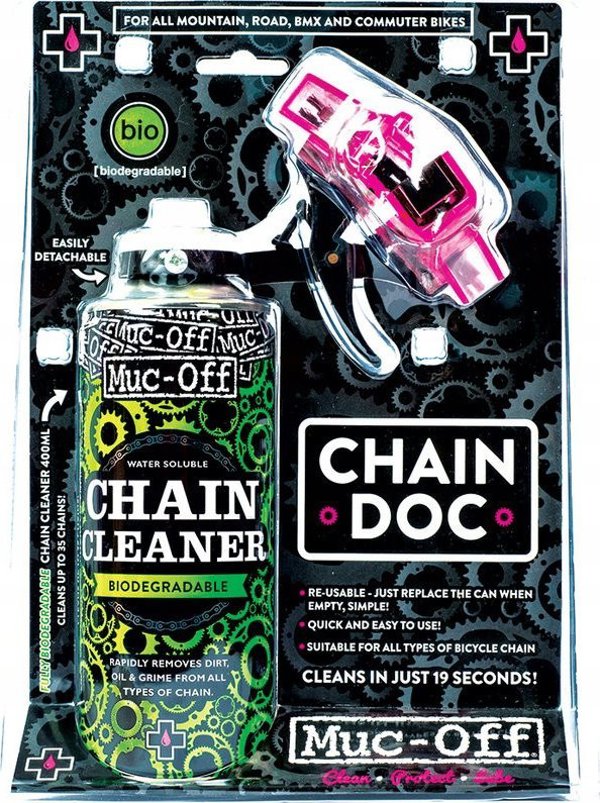 Muc-Off Muc-Off chain cleaning device Chain Doc, cleaning agent (incl. 400ml Bio Chain Cleaner)