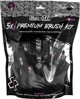Σετ βουρτσών καθαρισμού Muc-Off 5x Premium Brush Kit (μαύρο, σετ 5 τεμαχίων)