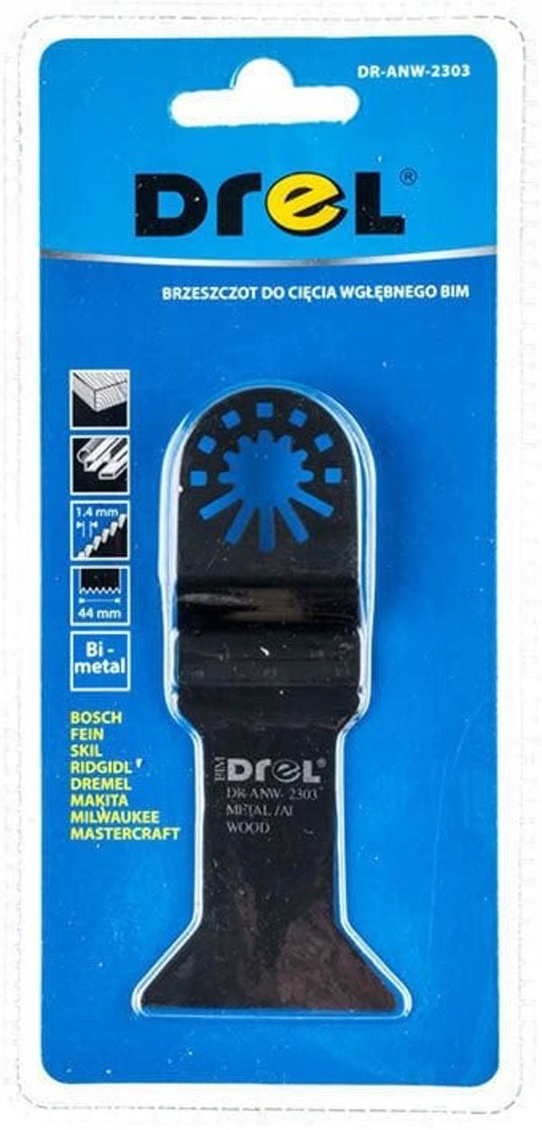 Πολυεργαλείο λεπίδα για μέταλλο Bi-Metal 44 mm.