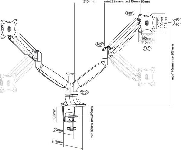 MultiBrackets MB-3286