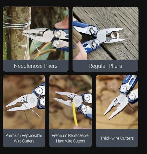 Multitool NexTool FLAGSHIP Pro NE20271 16w1 niebieski +etui do pasa